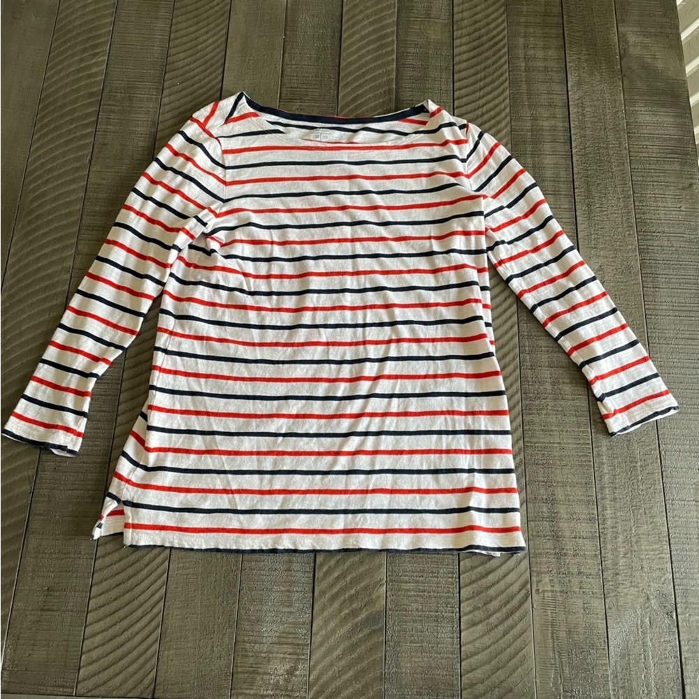 Old Navy 3/4 Sleeve Striped Tee